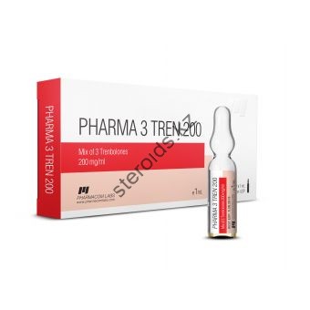 Три-тренболон Фармаком (PHARMA 3 TREN 200) 10 ампул по 1мл (1амп 200 мг) - Семей